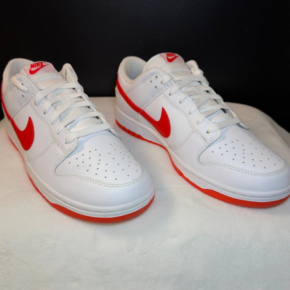 Nike Dunk Low Retro “White / Picante Red” – DV0831-103 | 10.5M - Picture 3 of 13